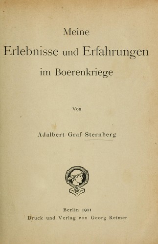 Meine Erlebnisse und Erfahrungen im Boerenkriege