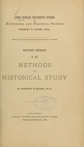 Methods of historical study