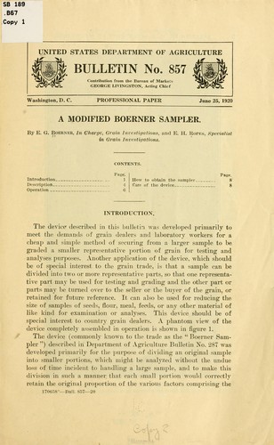 A modified Boerner sampler