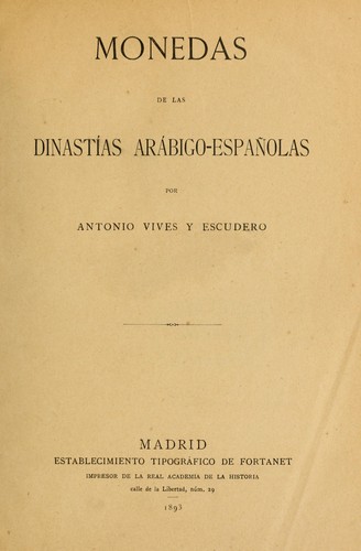 Monedas de las dinastías arábigoespañolas