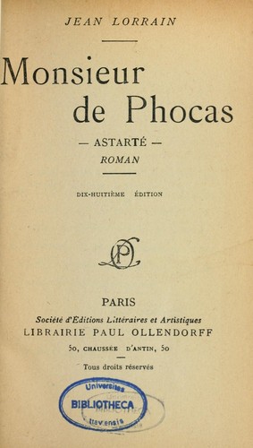 Monsieur de Phocas