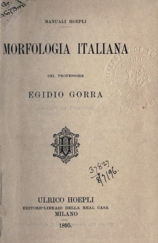 Morfologia italiana