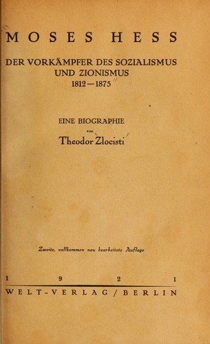 Moses Hess