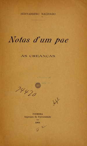 Notas d'um pae