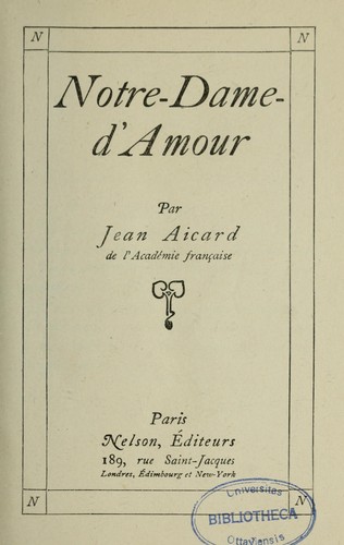 Notre-Dame d'amour