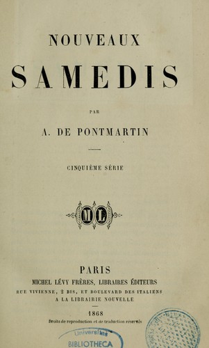 Nouveaux samedis