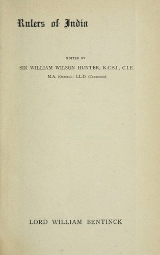 Lord William Bentinck