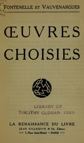 Oeuvres choisies