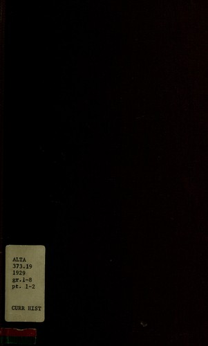 Programme of studies for the elementary schools of Alberta