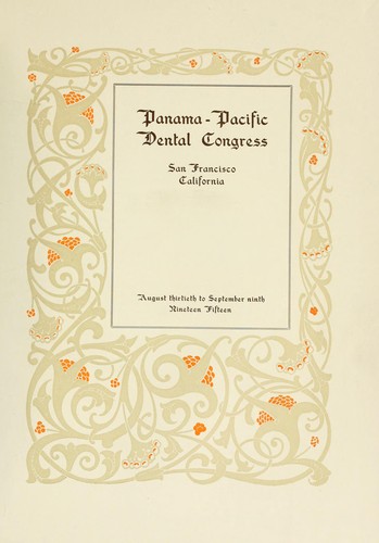 [Official program and souvenir of the congress