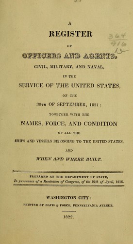 Official register of the United States ...