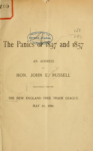 The panics of 1837 and 1857