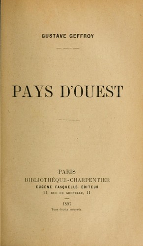 Pays d'ouest