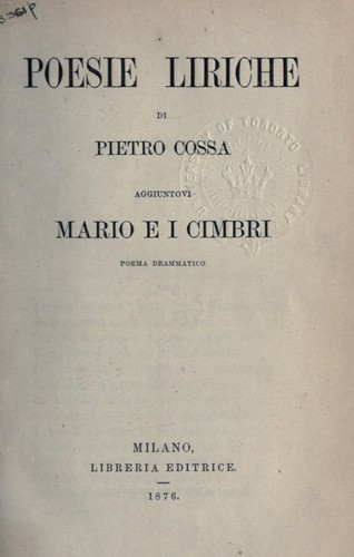 Poesie liriche