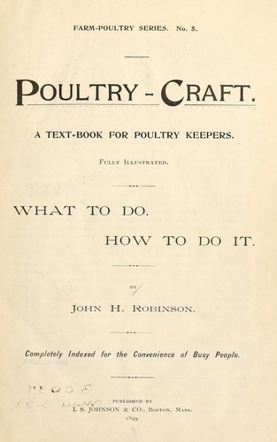 Poultry-craft
