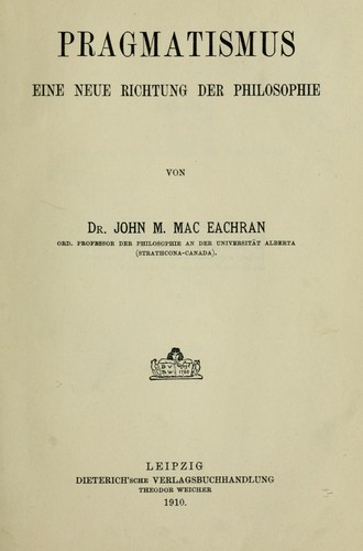 Pragmatismus