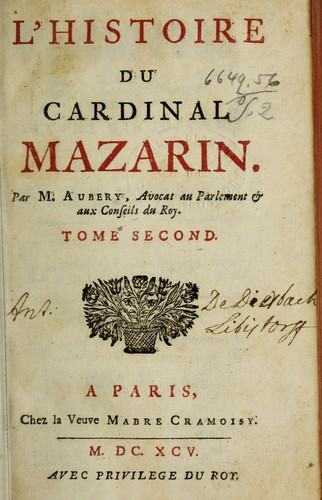 L'Histoire du cardinal Mazarin