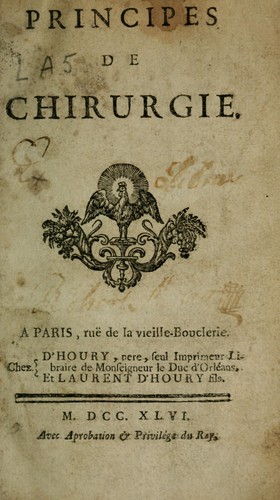 Principes de chirurgie
