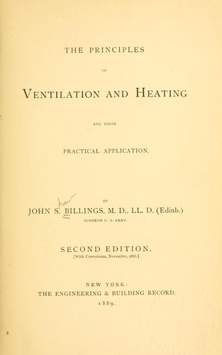 The principles of ventilation and heating