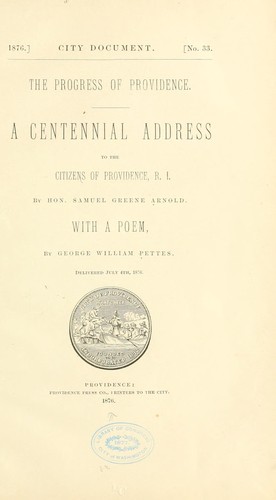 The progress of Providence