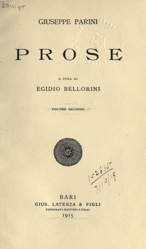 Prose