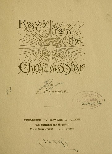Rays from the Christmas star