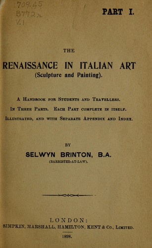 The renaissance in Italian art
