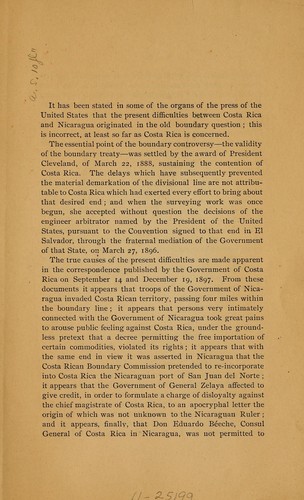 Report presented to the secretary of state for foreign relations