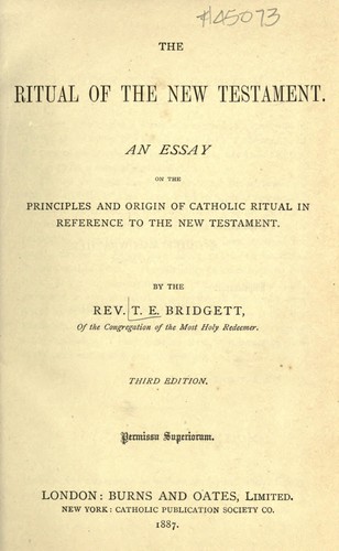 Ritual of the New Testament