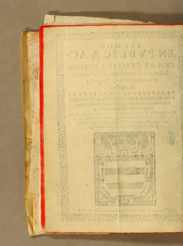 Sermon en publica accion de gracias a Nuestro Señor, por el nacimiento de la serenissima infanta doña Margarita de Austria