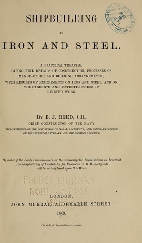 Shipbuilding in iron and steel