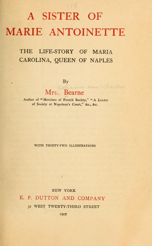 A sister of Marie Antoinette