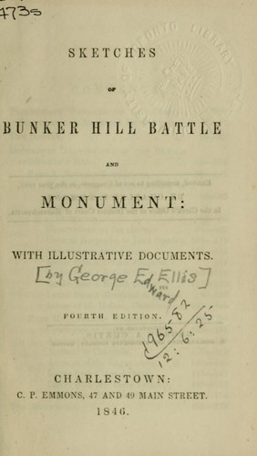 Sketches of Bunker Hill Battle and Monument