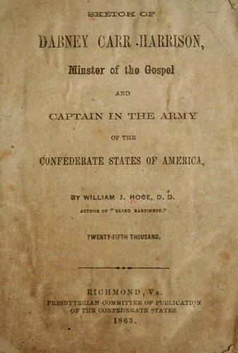 Sketch of Dabney Carr Harrison
