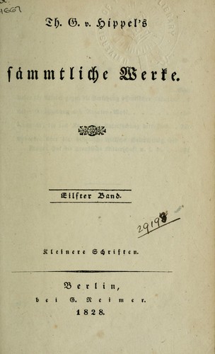 Sämmtliche Werke