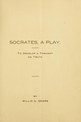 Socrates, a play