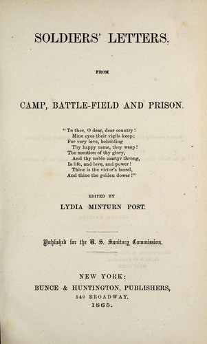 Soldiers' letters