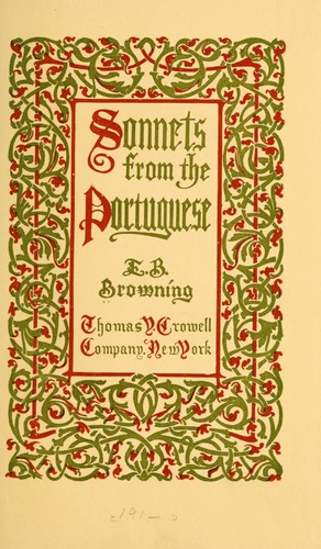 Sonnets from the Portuguese