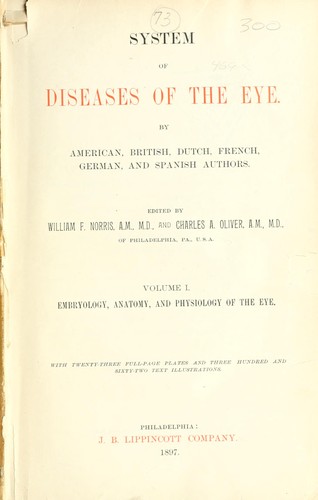 System of diseases of the eye