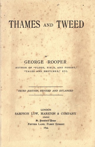 Thames and Tweed