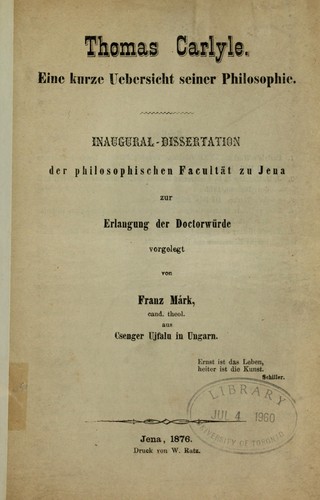 Thomas Carlyle