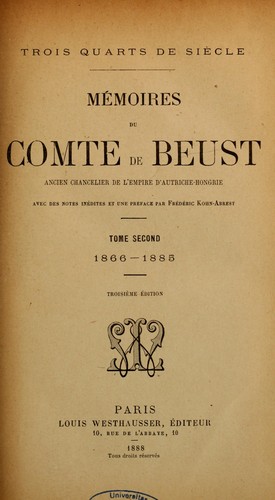 Trois quarts de siècle