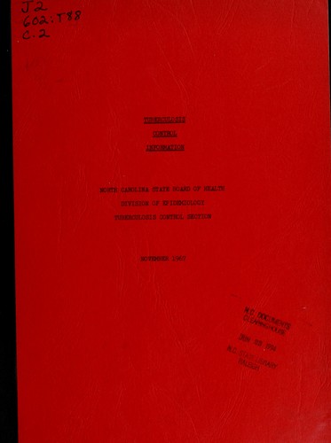 Tuberculosis control information
