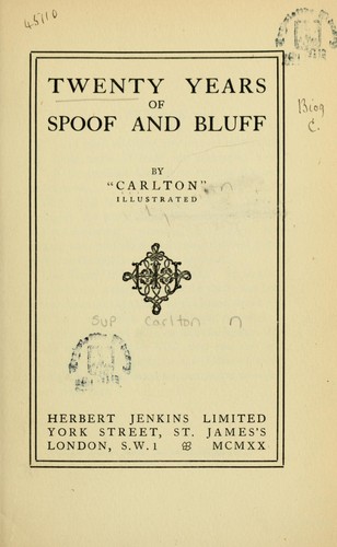 Twenty years of spoof and bluff