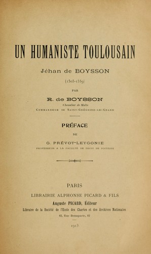 Un humaniste toulousain