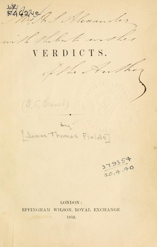 Verdicts