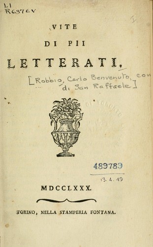 Vite di pii letterati