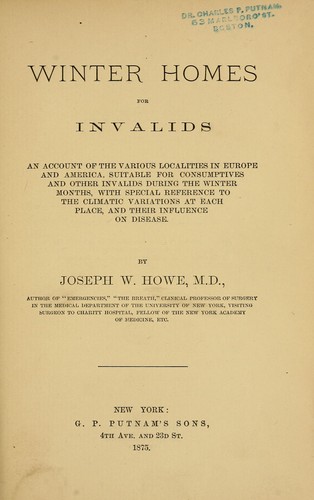 Winter homes for invalids