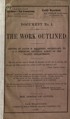 The work outlined
