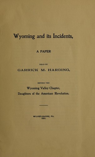 Wyoming and its incidents